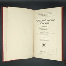 Load image into Gallery viewer, High Schools and Sex Education (1922)
