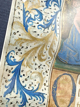 Load image into Gallery viewer, Leaf from Book of Hours, near Ghent-Bruges, Belgium, late 15th century.&nbsp;
