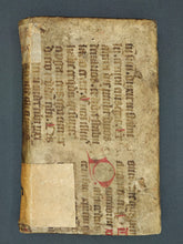 Load image into Gallery viewer, ❧ Rare survival of Capuchin library book outside of institutional holdings wrapped in three layers of non-chronological binding waste related to text of printed book. ❧
