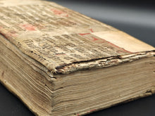 Load image into Gallery viewer, ❧ Rare survival of Capuchin library book outside of institutional holdings wrapped in three layers of non-chronological binding waste related to text of printed book. ❧
