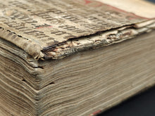 Load image into Gallery viewer, ❧ Rare survival of Capuchin library book outside of institutional holdings wrapped in three layers of non-chronological binding waste related to text of printed book. ❧
