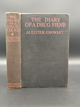 Load image into Gallery viewer, First American ed. Crowley - The Diary of a Drug Fiend (1923)
