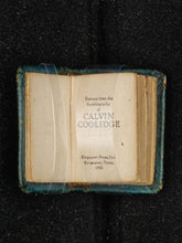 Load image into Gallery viewer, Extracts from the Autobiography of Calvin Coolidge (1929) [MINIATURE]
