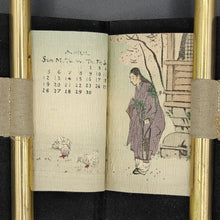 Load image into Gallery viewer, Hasegawa - 1908 Calendar on crepe paper [MINIATURE]
