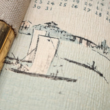 Load image into Gallery viewer, Hasegawa - 1908 Calendar on crepe paper [MINIATURE]
