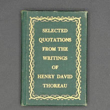 Load image into Gallery viewer, David Thoreau, selected by Amy W. Smith (1948) [MINIATURE]

