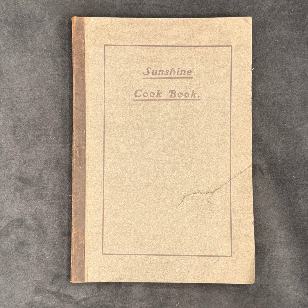 Underhill- Sunshine Cookbook (1910)