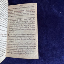 Load image into Gallery viewer, Emblemata, Chess, &amp; Early Reader Annotations: Poemata varia / Marci Hieronymi Vidae Opera - Theodore de Beze/ Marco Girolamo Vida (1599/1585?)
