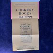 Load image into Gallery viewer, Fitzwilliam Museum Exhibition Catalogue, Bound by Owner: Pamela Lister - Cookery Books 1641 to 1899 (1983)
