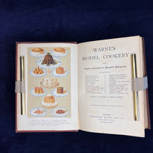 Load image into Gallery viewer, &quot;The Infallibility of Britons as Long as They Are Fed on Beef&quot;: Mary Jewry - Warne&#39;s Model Cookery with Complete Instructions in Household Management (1875?)
