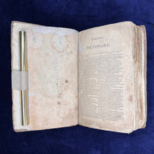 Load image into Gallery viewer, Regional Scottish Print of the Dictionary: Samuel Johnson - Johnson&#39;s Dictionary of the English Language in Miniature  (1809)
