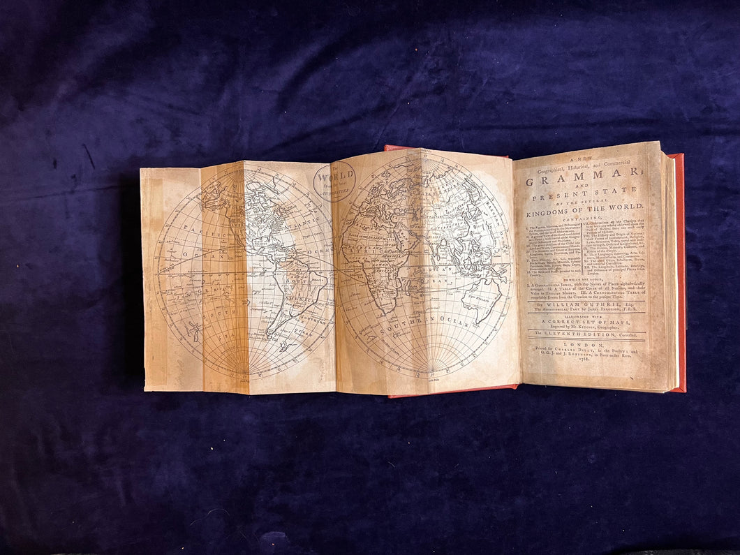 Geography of a Changing World: W. Guthrie - A new geographical, historical, and commercial grammar (1788)
