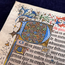 Load image into Gallery viewer, Waking Up in the Middle Ages: Unknown - Single leaf from Flemish Book of Hours (ca. 1475)
