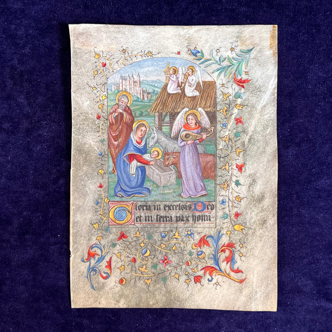 Imitating the Middle Ages in the Victorian Period: 19th century painting in the style of a medieval manuscript