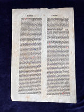 Load image into Gallery viewer, &quot;Primum est amore. Secundum est Odium&quot;: Summa Theologica (ca. 1470s)
