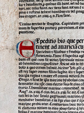 Load image into Gallery viewer, &quot;Primum est amore. Secundum est Odium&quot;: Summa Theologica (ca. 1470s)
