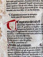 Load image into Gallery viewer, &quot;Primum est amore. Secundum est Odium&quot;: Summa Theologica (ca. 1470s)
