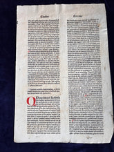 Load image into Gallery viewer, &quot;Primum est amore. Secundum est Odium&quot;: Summa Theologica (ca. 1470s)
