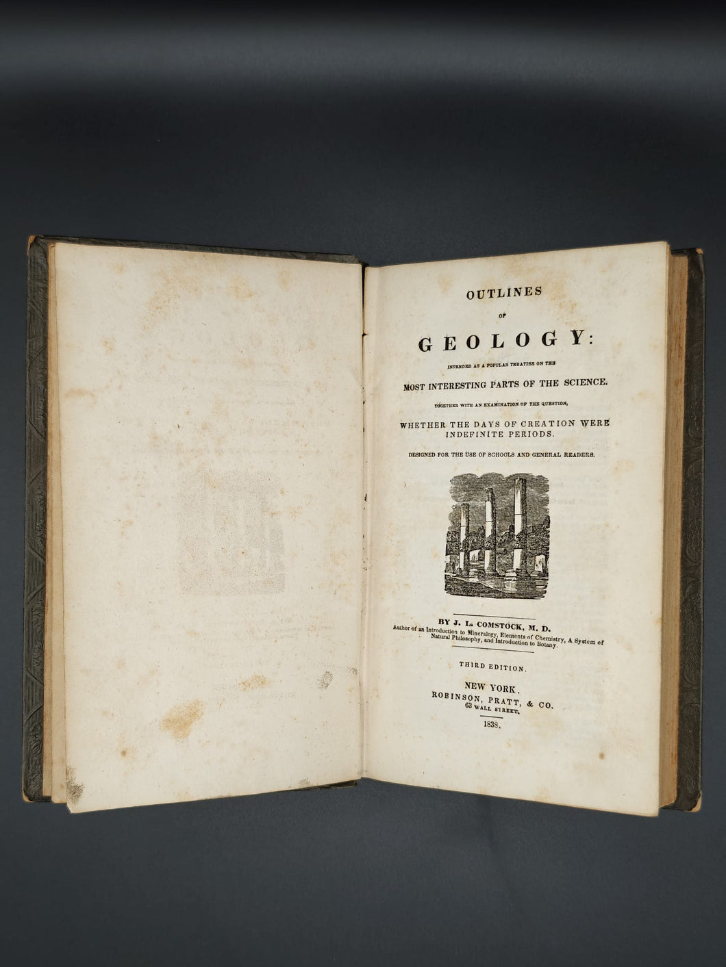 Solid Foundation in 19th c. Geology: Comstock - Outlines of Geology (1838)