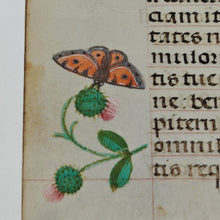Load image into Gallery viewer, Book of Hours Leaf Attributable to Cornelia van Wulfschkerke of Sion Convent - Bruges/Ghent (ca. 1500)
