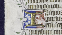 Load and play video in Gallery viewer, Burning to Read : Unknown - Dutch Leaf from Luxury Psalter with Interesting Production Flaw (ca. 1450)

