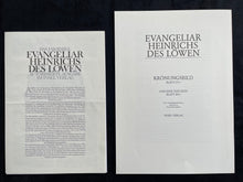 Load image into Gallery viewer, Facsimile of Henry the Lion&#39;s Evangeliar (12th c./1988)
