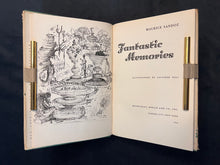 Load image into Gallery viewer, A Disputed Genius Startling the American Public &amp; Swiss Chemist Turned Author of Horror &amp; Fantasty: Maurice Sandoz &amp; Salvador Dalí - Fantastic Memories (1944)
