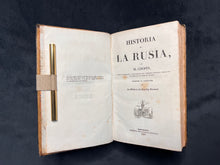 Load image into Gallery viewer, Examining Russia through Spain : Jean Marie Chopin -  Historia de la Rusia (1839)
