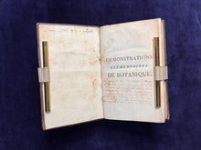 Load image into Gallery viewer, The Age of Botanical Innovation &amp; A Celebration of Lyon:  Marc Antoine Louis Claret de Fleurieu de La Tourrette - Démonstrations élémentaires de botanique. (1766)
