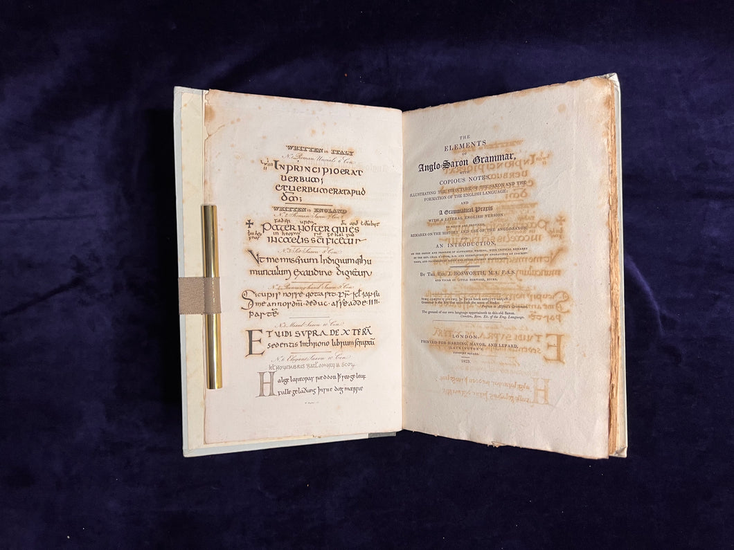 Hwæt! : Joseph Bosworth, Elements of Anglo-Saxon Grammar (1823)