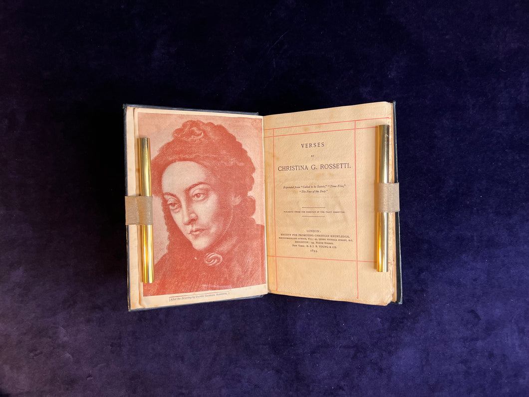 Signed & From John Sparrow's Library: Christina Rossetti, Verses (1893)