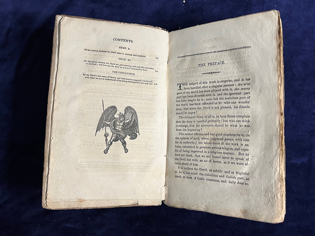 Vatican Banned & Northern Printed: [Daniel Defoe] - History of the Devil (1822)