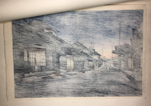 Load image into Gallery viewer, Ishiwata Kōitsu, Twilight (Evening Glow) on Imamiya Street (1932)
