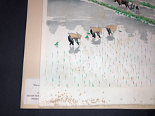 Load image into Gallery viewer, Kotozuka Eiichi , Rice Planting in Early Summer (ca. 1950)
